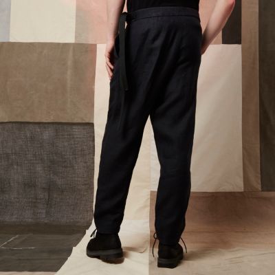 Black Design Forum linen trousers